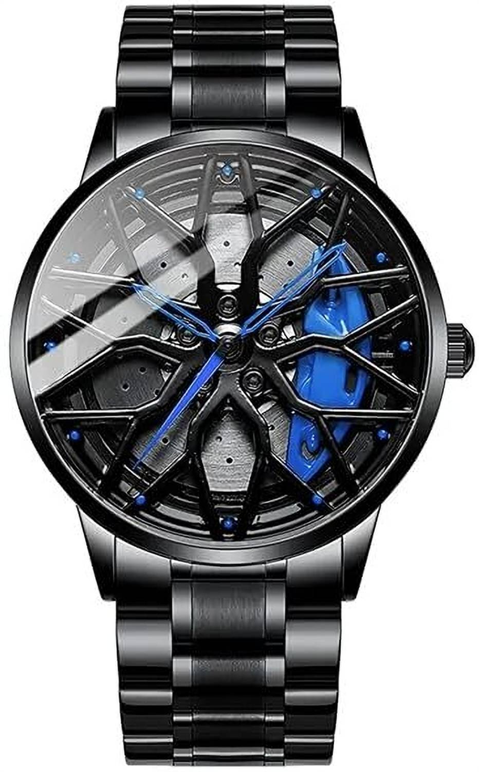 LeatherASM Multicolour Dial Men's Watch - Image 5