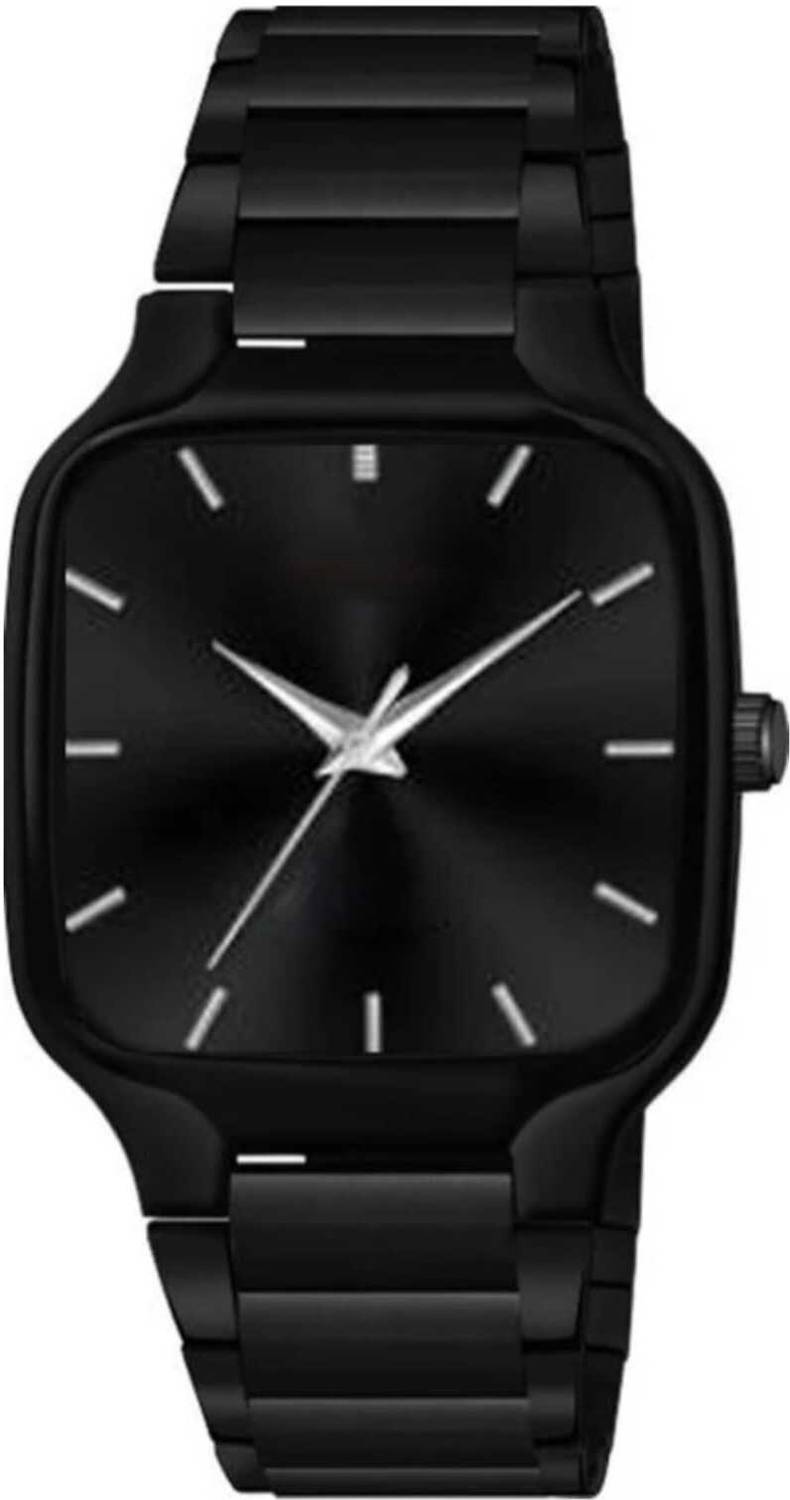 Fanish fashion Obsidian Black Series All Black Metal Chain Square