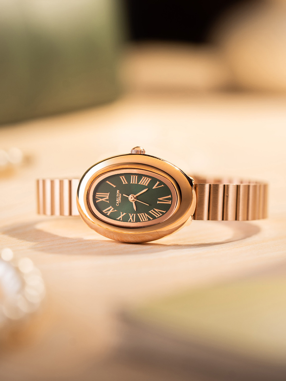 Image of CARLTON LONDON CL-DA-GRN Daphne Analog Watch - For Women