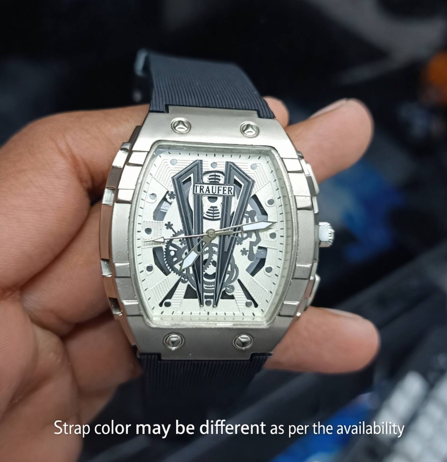 Genex Traffuer Silver Men's Watch - Image 4