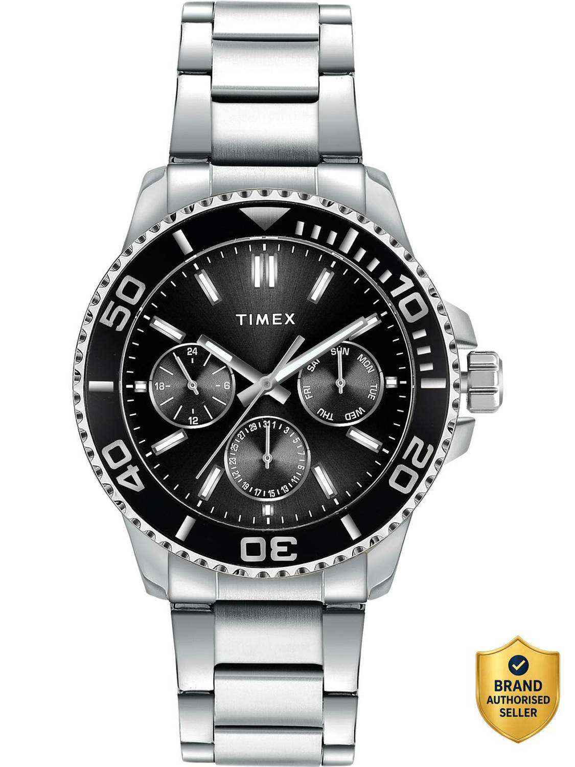 TIMEX Multi Function Black Dial Analog Watch - For Men - Buy TIMEX