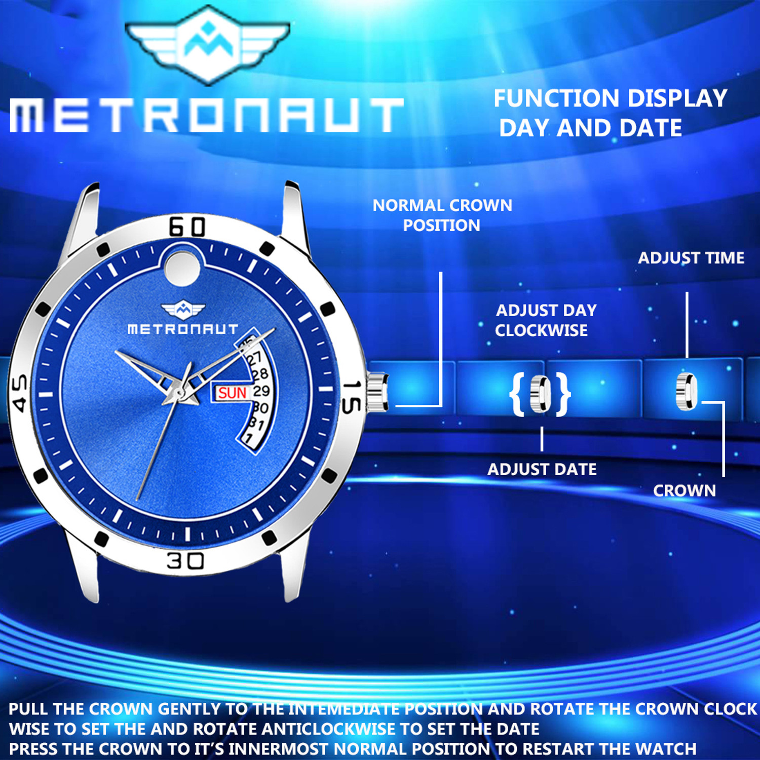 Image of METRONAUT Metronaut Water Resistant Classic Branded Premium Boy Analog Wrist Watch For Men Analog Watch - For Men