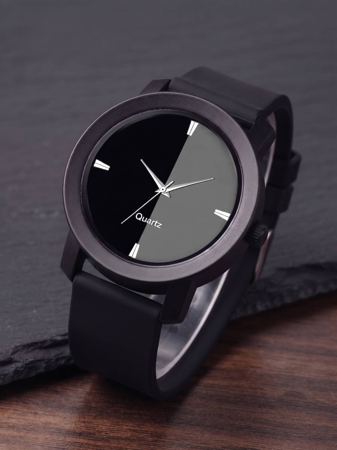 Praizy Times Men's Silicon Strap Analog Watch - Image 1