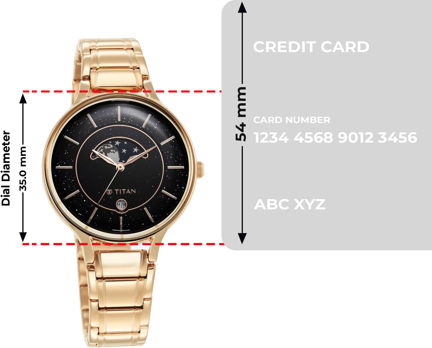 Image of Titan 2674Wm01-Dl931-Ladies Premium Work Wear Analog Watch - For Women