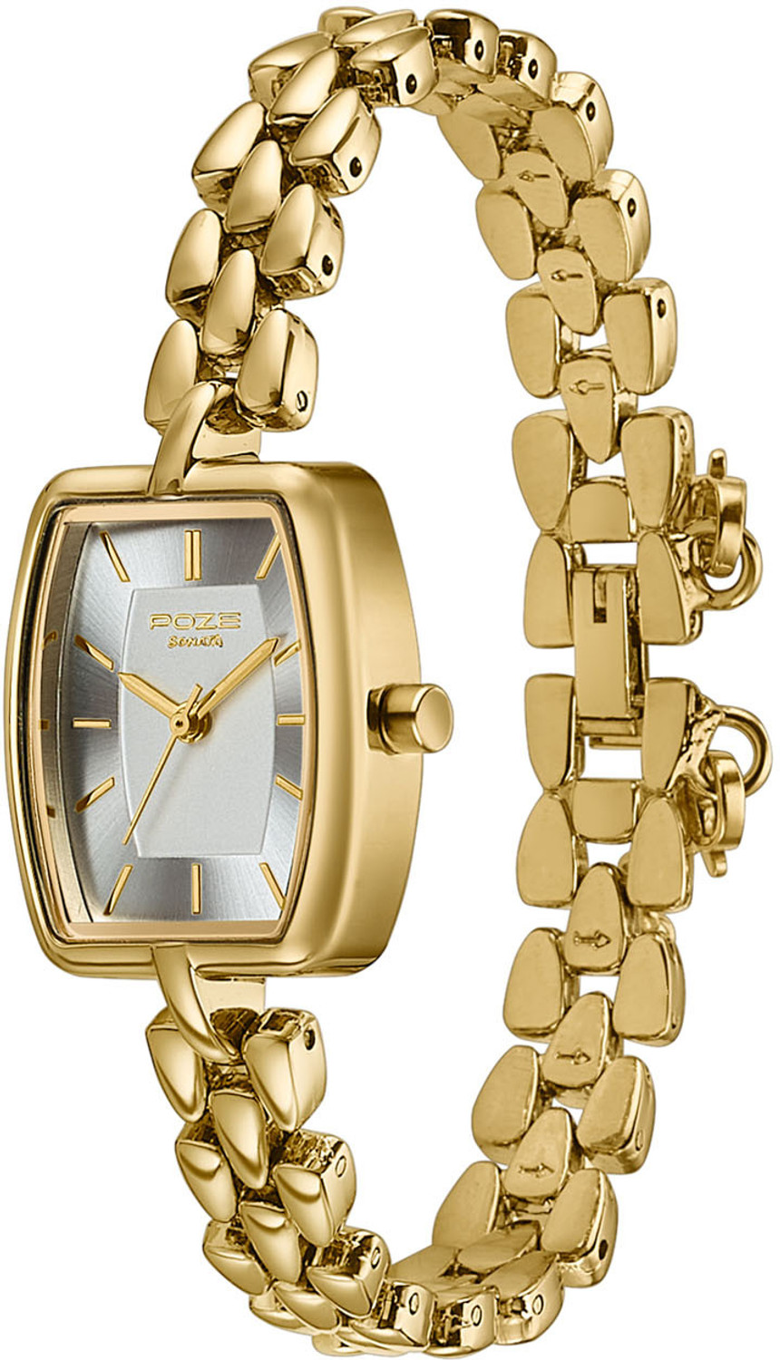 Image of SONATA Poze Drop 9.2 Poze 9 Quartz White Dial IPG Alloy Strap Analog Watch - For Women
