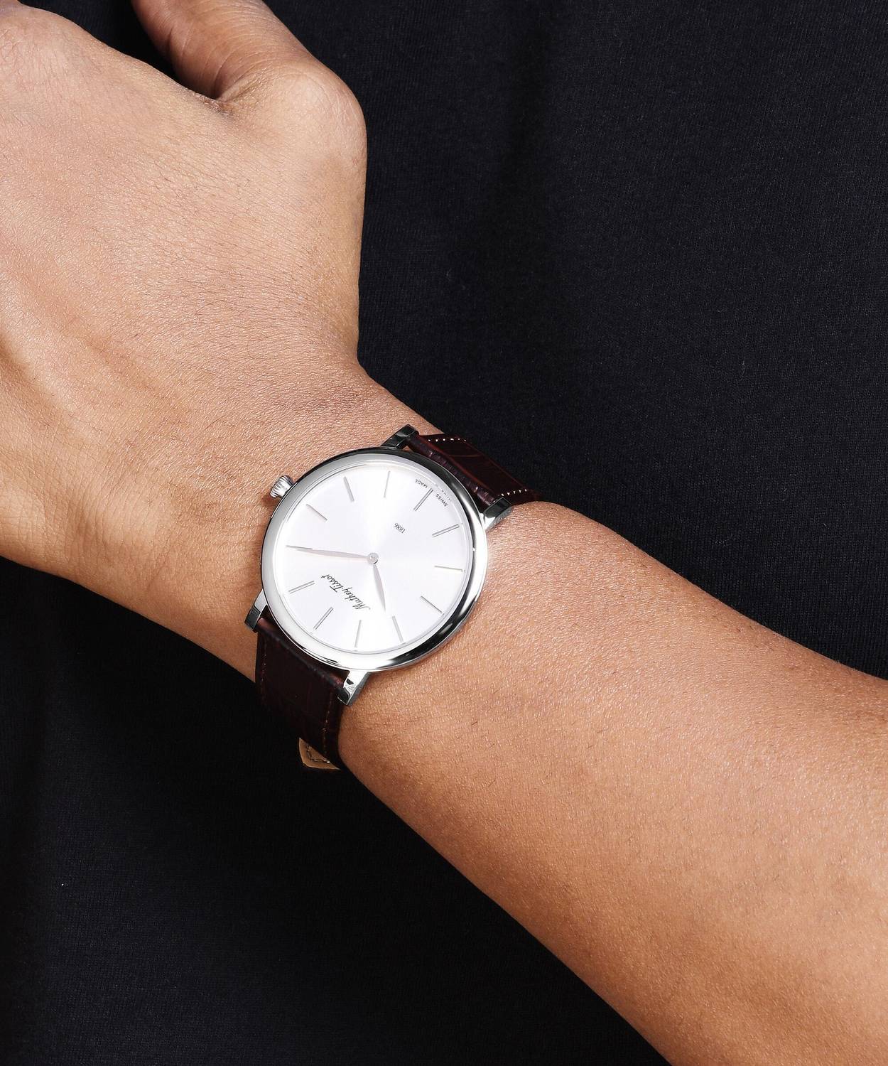 Mathey-Tissot Silver Dial Classic Analog Watch - Men - Image 2