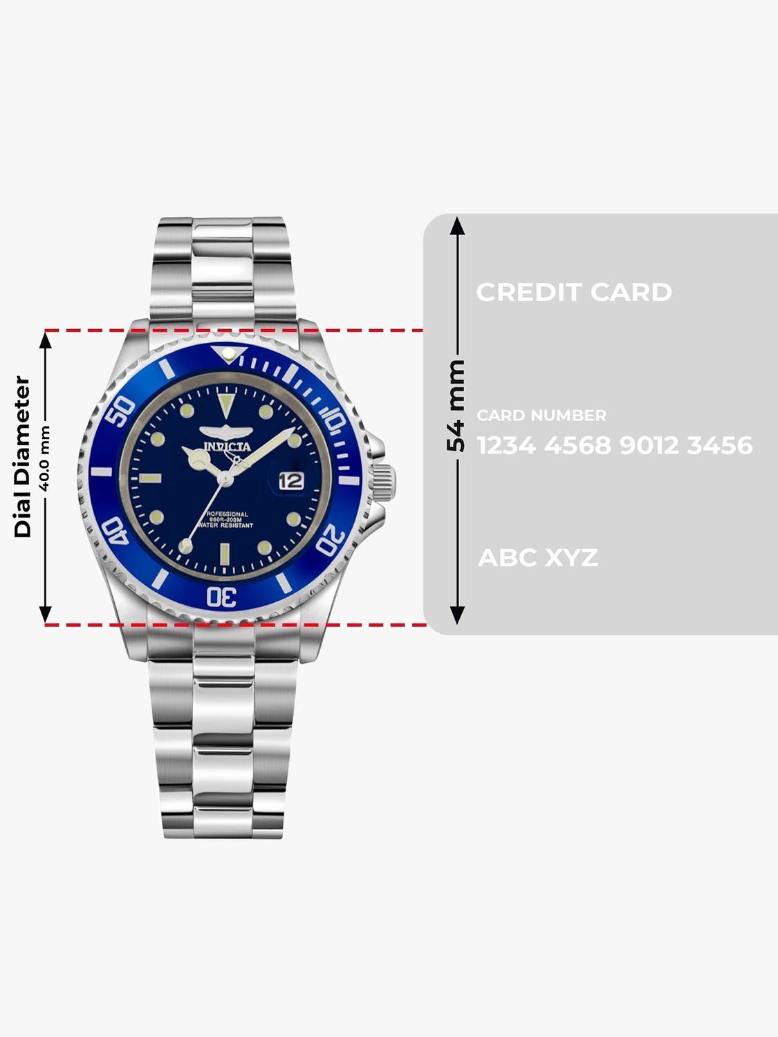 INVICTA 26971 Pro Diver Quartz Blue Dial Analog Watch - For Men