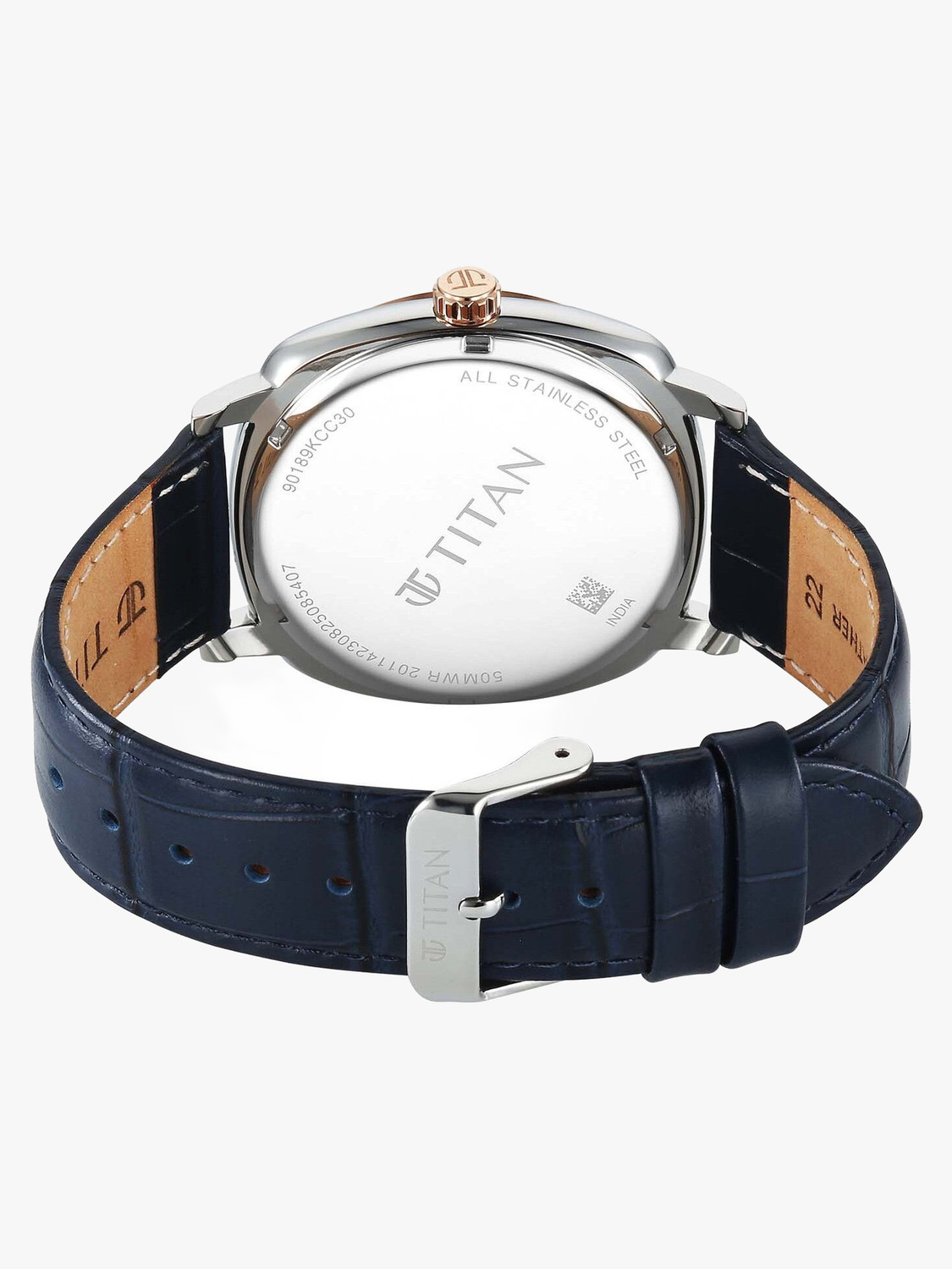 Image of Titan Classique Titan Classique Blue Round Dial Men's Watch / Analog Watch - For Men