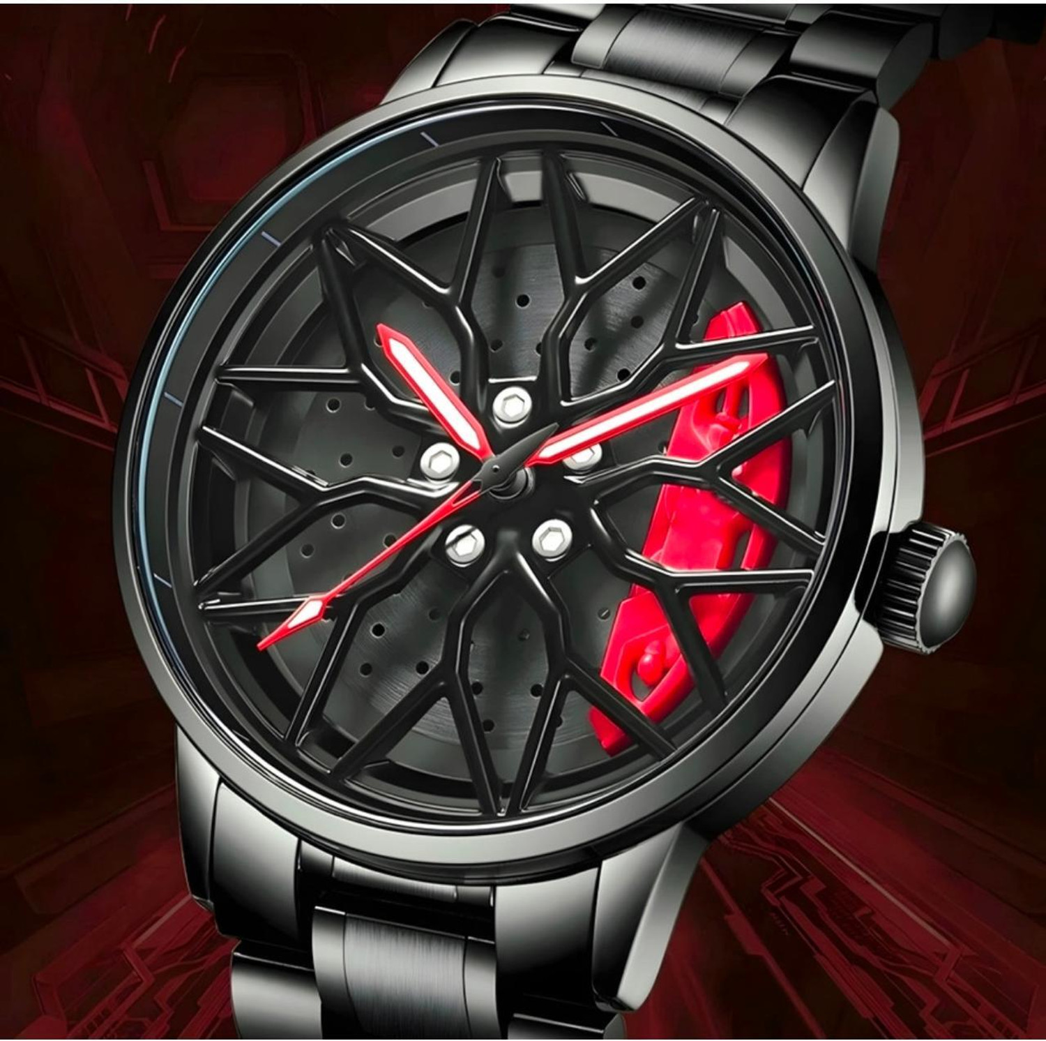Image of OCTAMEX spnr-1 red 1 Analog Watch - For Men