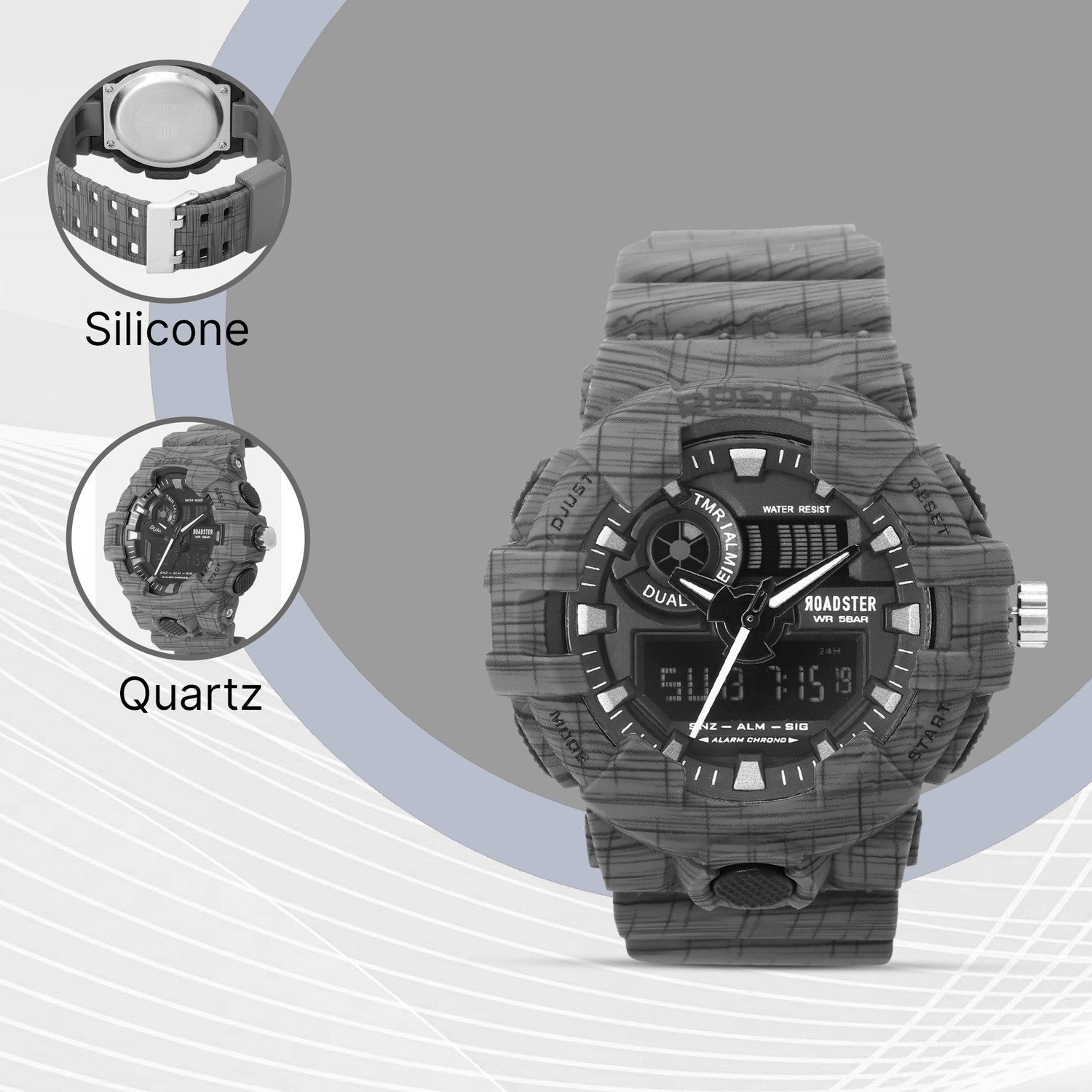 Image of Roadster Analog-Digital Watch - For Men 9460265