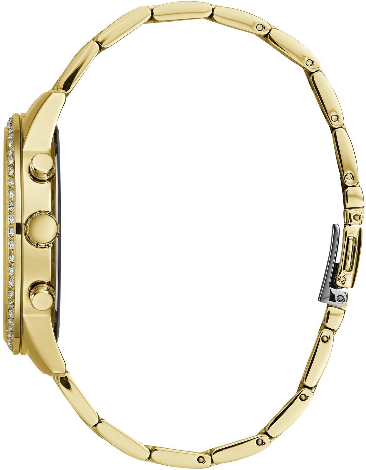Image of GUESS Multifunction, White Dial Analog Watch - For Women U1069L2M