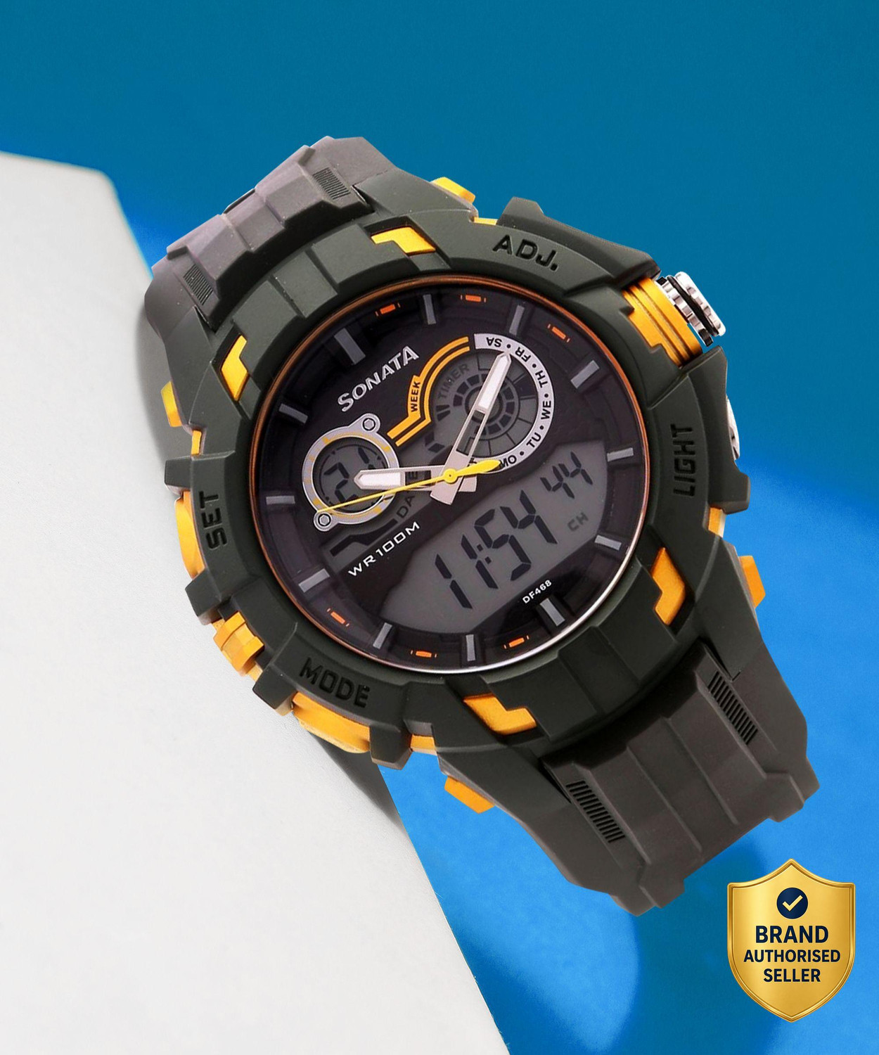 Image of SONATA NP77045PP05 SF Ocean Series Analog-Digital Watch - For Men