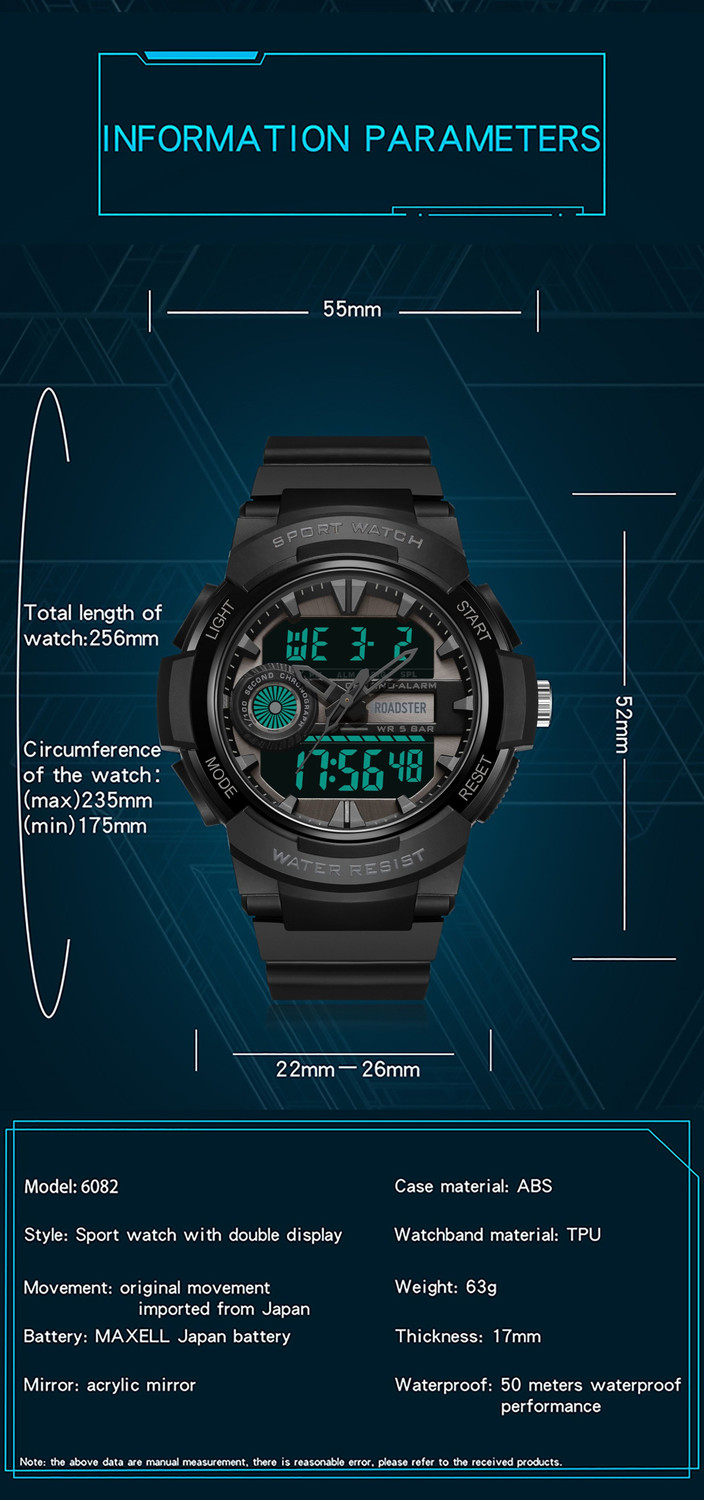 Image of Roadster RS104 Multi-Functional Digital and Analog watch for Men Analog-Digital Watch - For Men