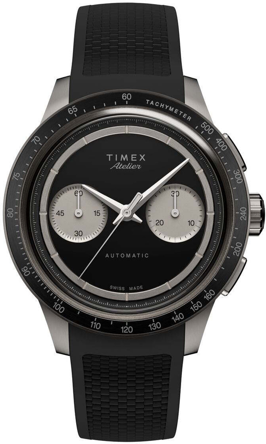 Image of TIMEX Atelier Round 42 mm Black Dial Automatic Analog Watch - For Men TW6A028004A