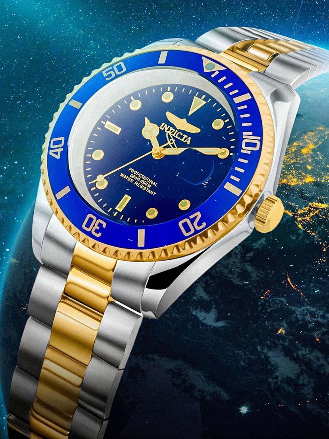 INVICTA 26972 Pro Diver Quartz Blue Dial Analog Watch - For Men