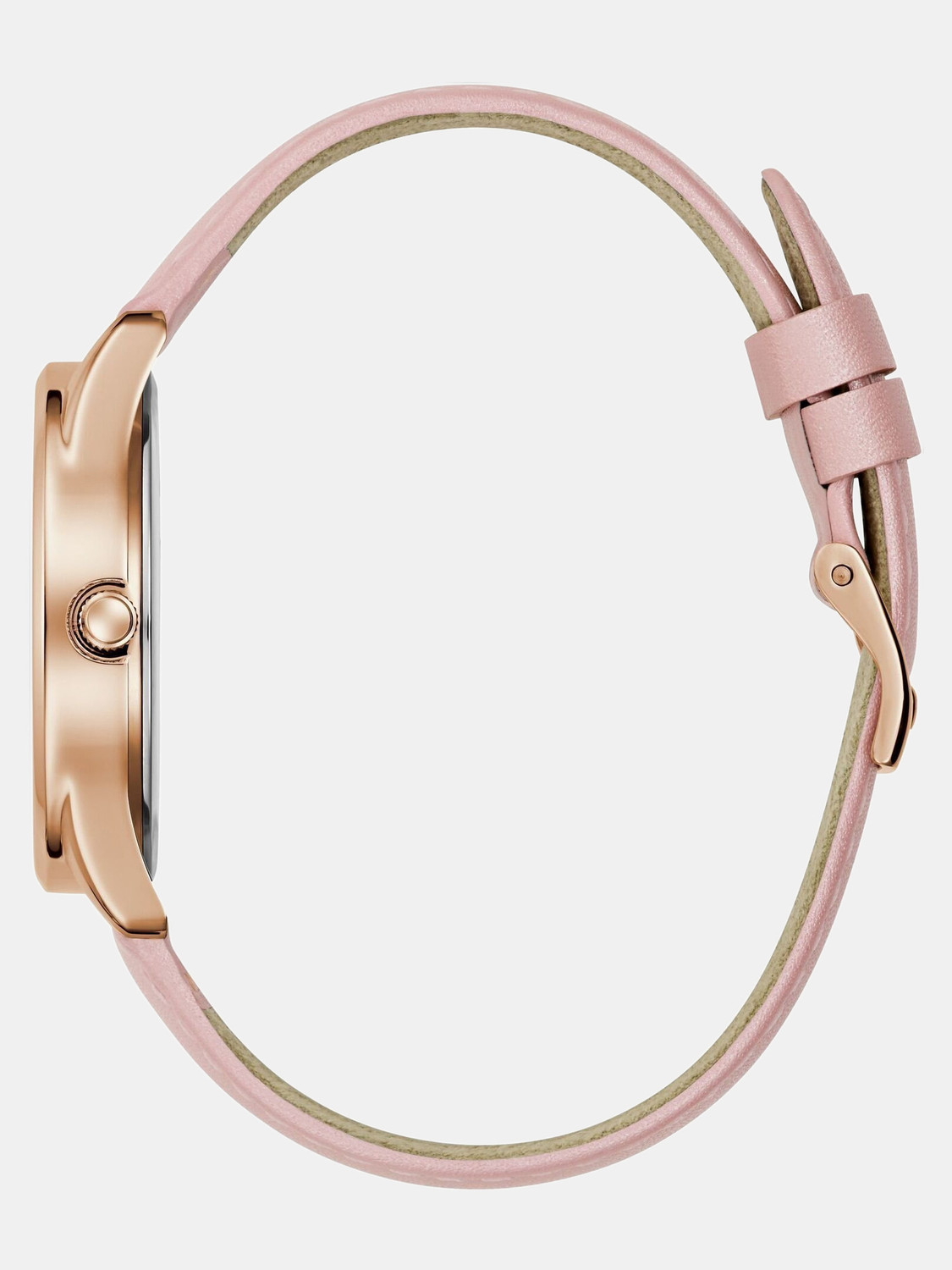 Image of GUESS White Dial With Stones Analog Watch - For Women