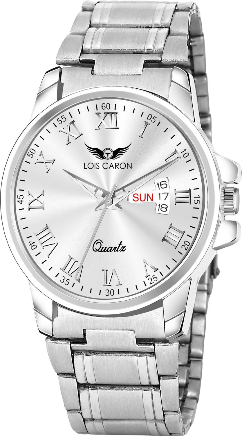 Image of LOIS CARON LCS-8358 Elegant Series Square Quartz For /Boys Wrist Analog Watch - For Men