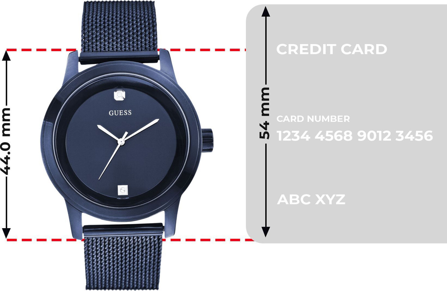 Image of GUESS U0297G2M Analog Watch - For Men