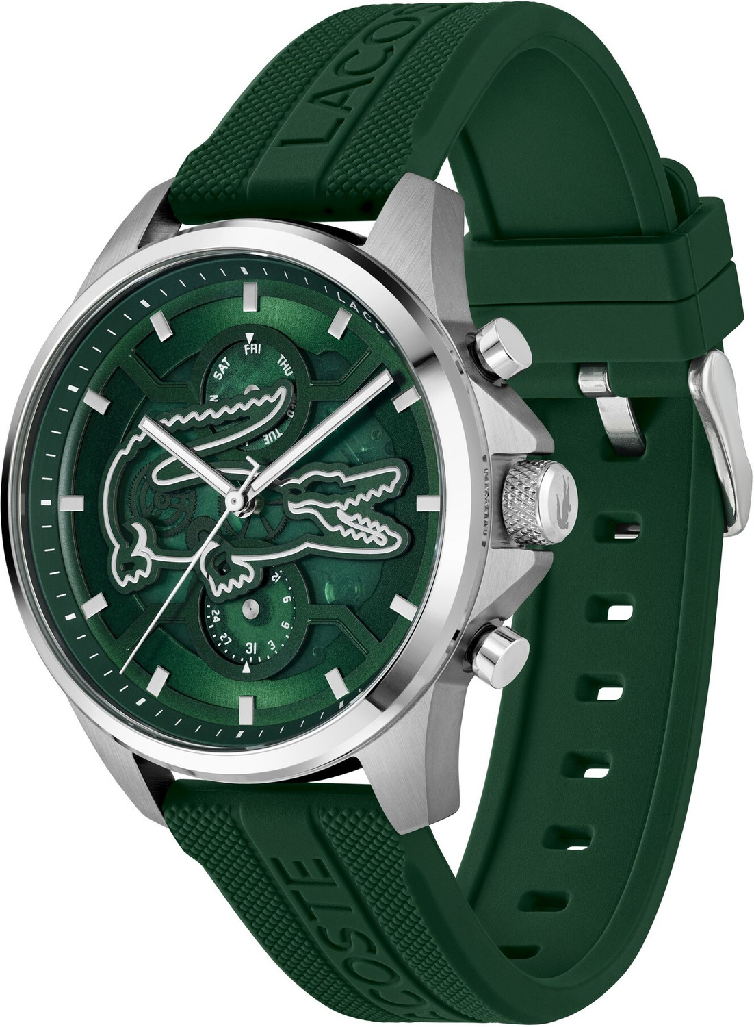 Image of LACOSTE ARTHOR Lacoste Arthor Qtz Multifunction Green Round Dial Men's Watch- 2011536 Analog Watch - For Men