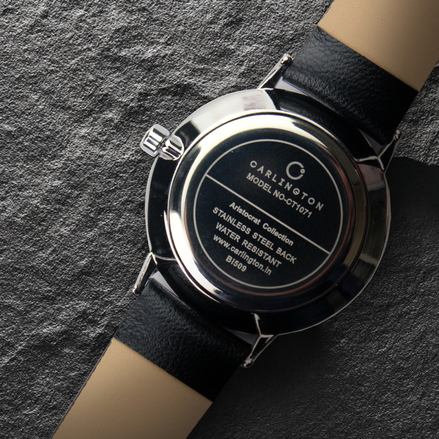 Image of Carlington CT 1071 Black Carlington Series Premium Gents Wrist Watches Analog Watch - For Men