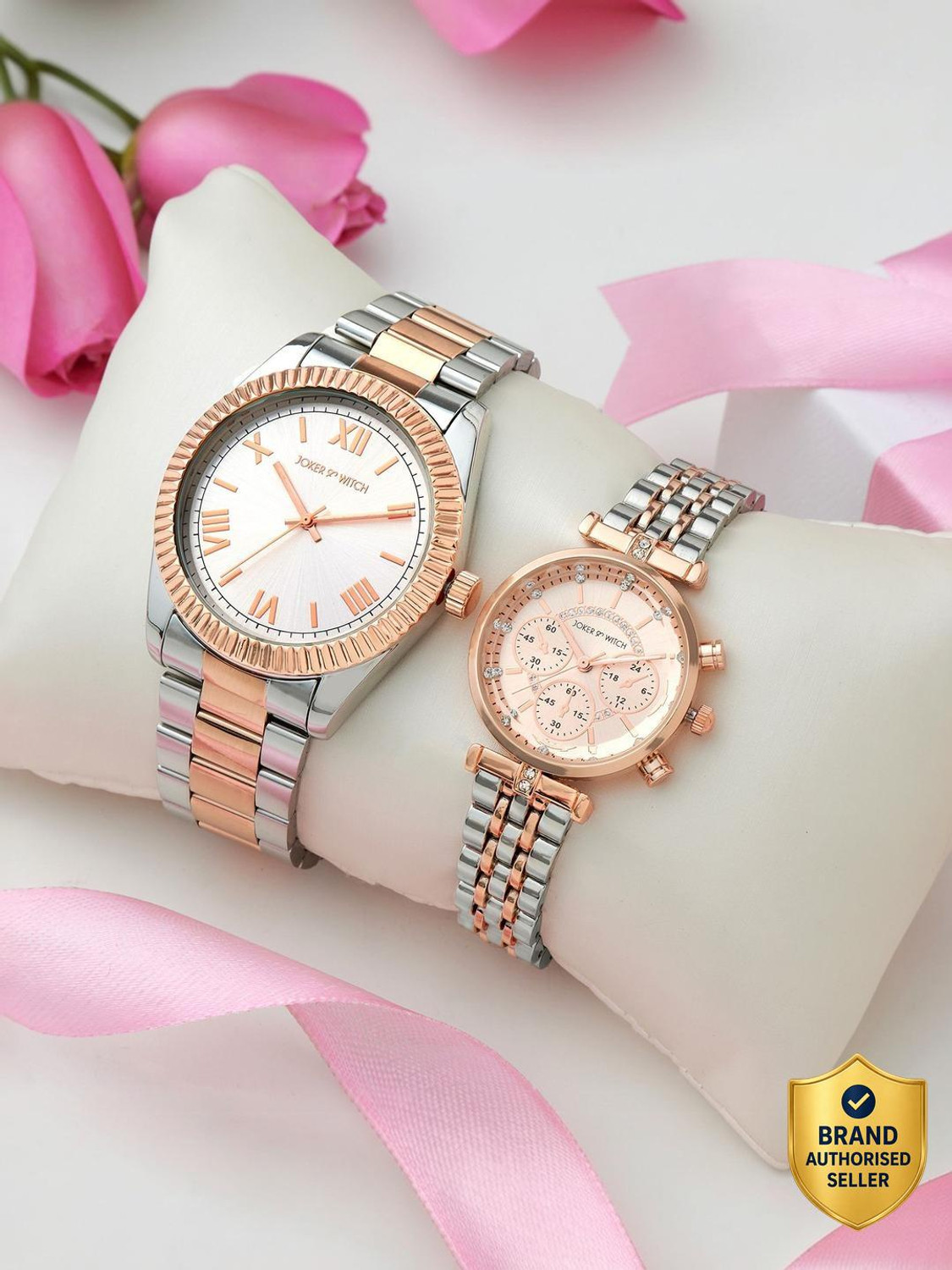 Image of Joker & Witch Joker & Witch Silas & June Couple Watches Analog Watch - For Couple