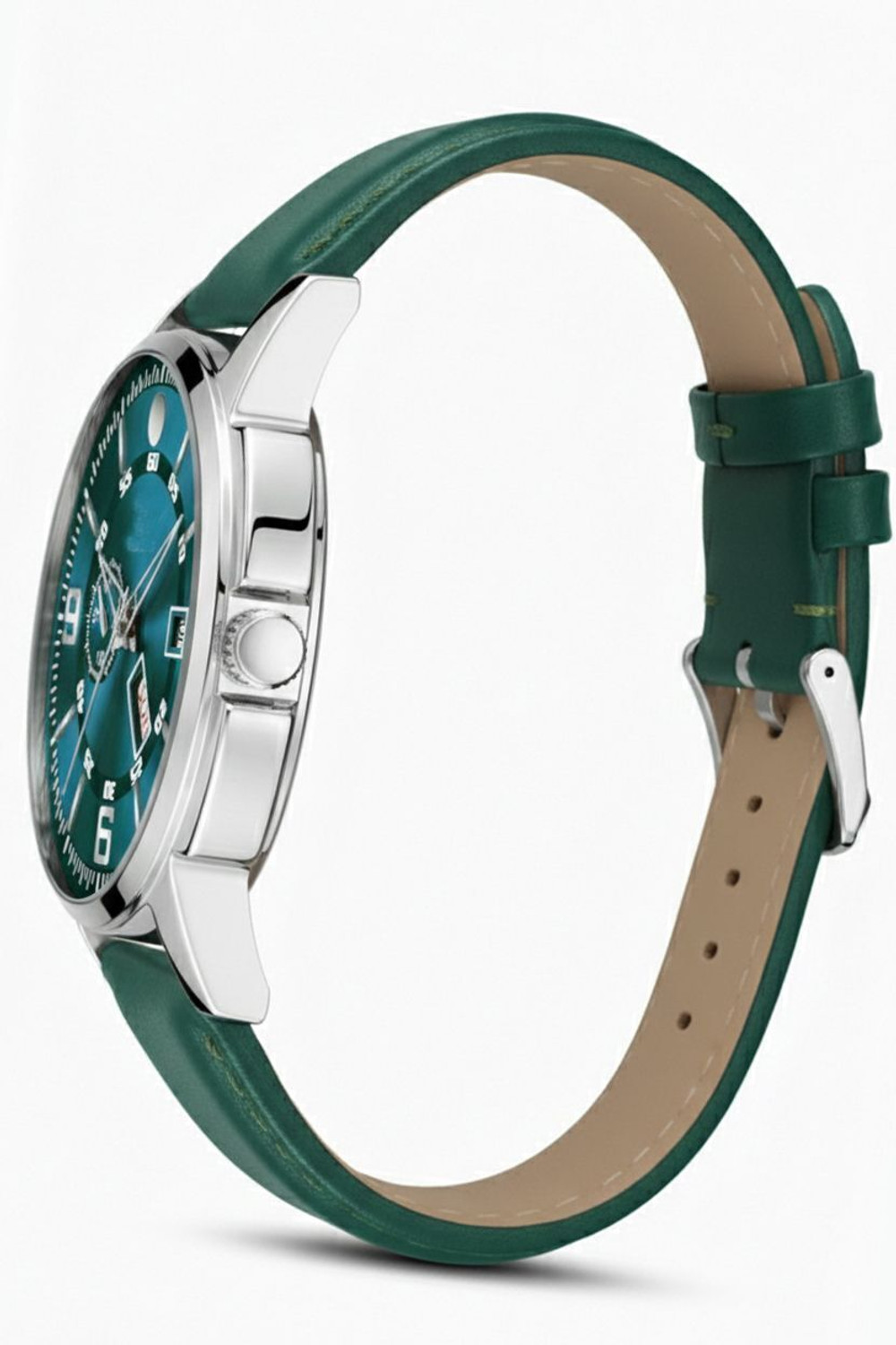 Image of hmt QUARTZ Green Dial Day & Date Analog Watch - For Men