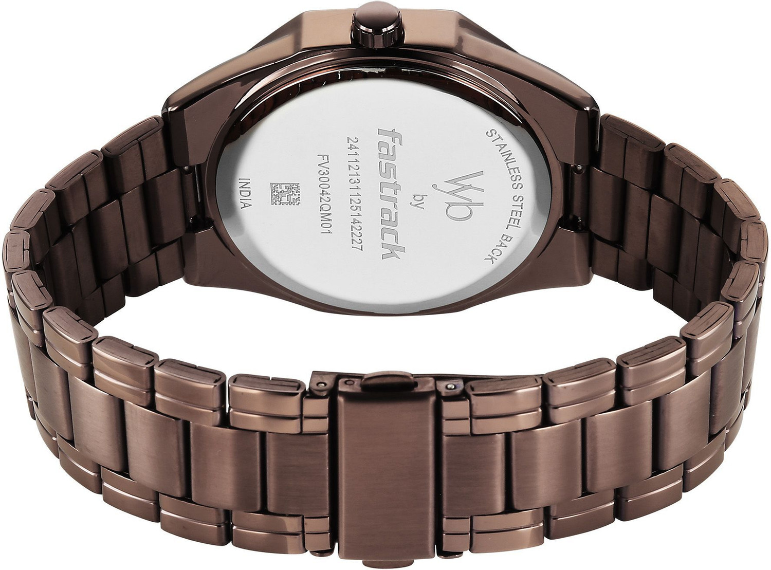 Image of Fastrack Vyb Quest Fastrack Vyb Quest Quartz Brown Dial Brown Strap Analog Watch - For Men