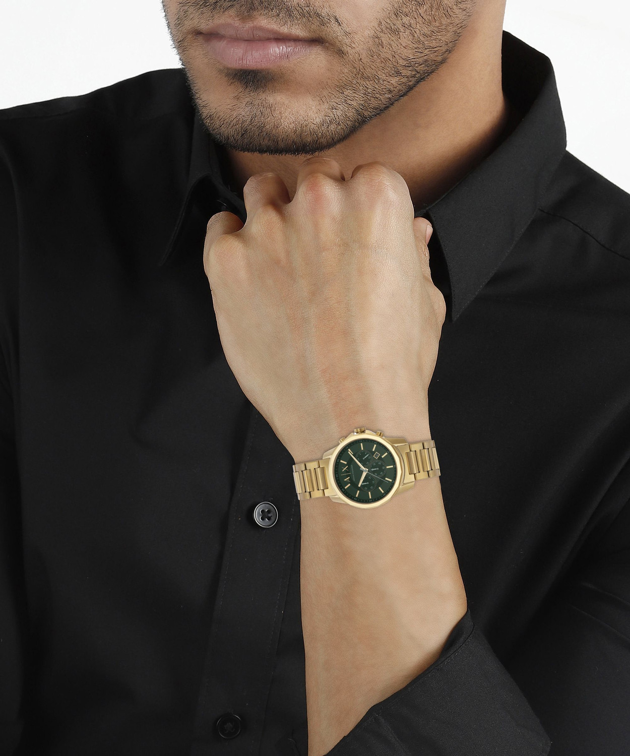 Image of A /X ARMANI EXCHANGE Banks Banks Analog Watch - For Men