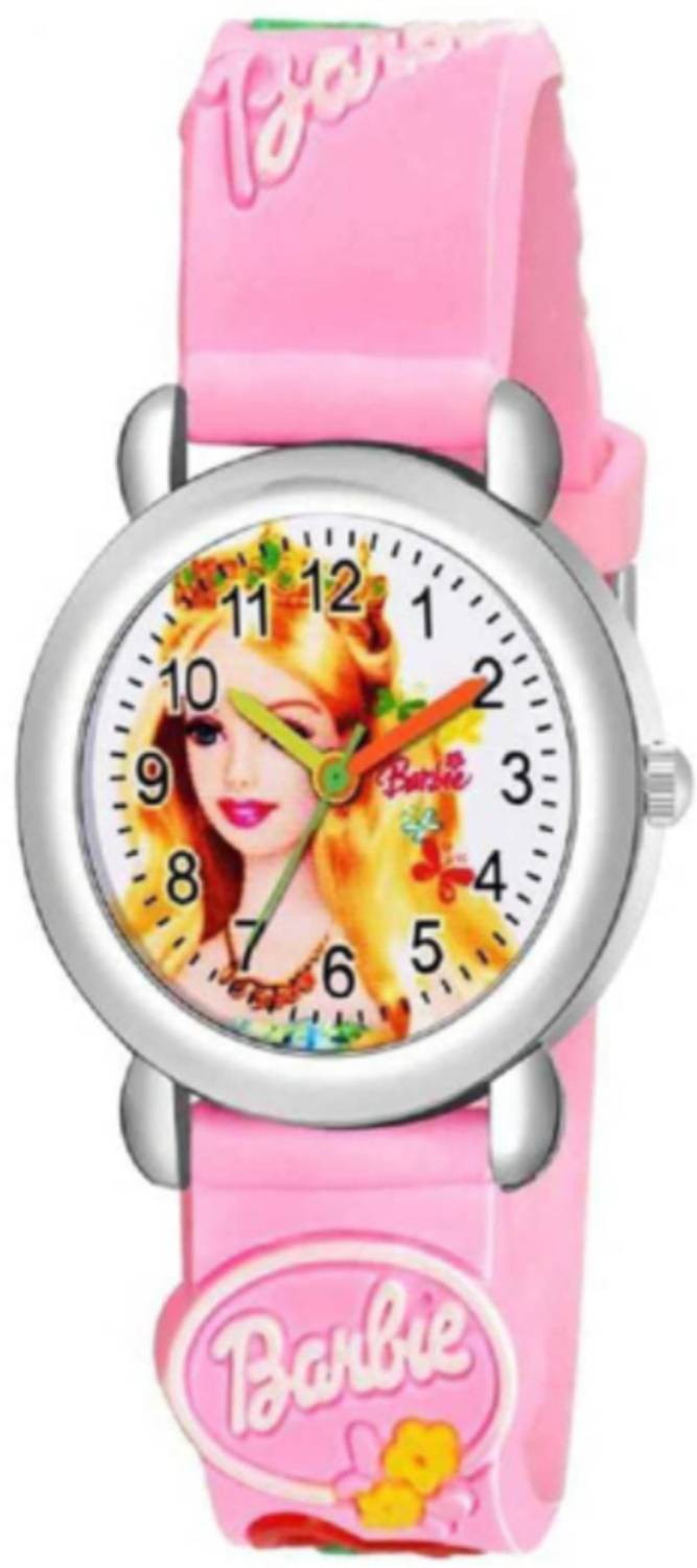 ADAMO 904SPR01 Cartoon Character Barbie Kid's & Girl's White Dial - Watch Analog Watch - For Girls