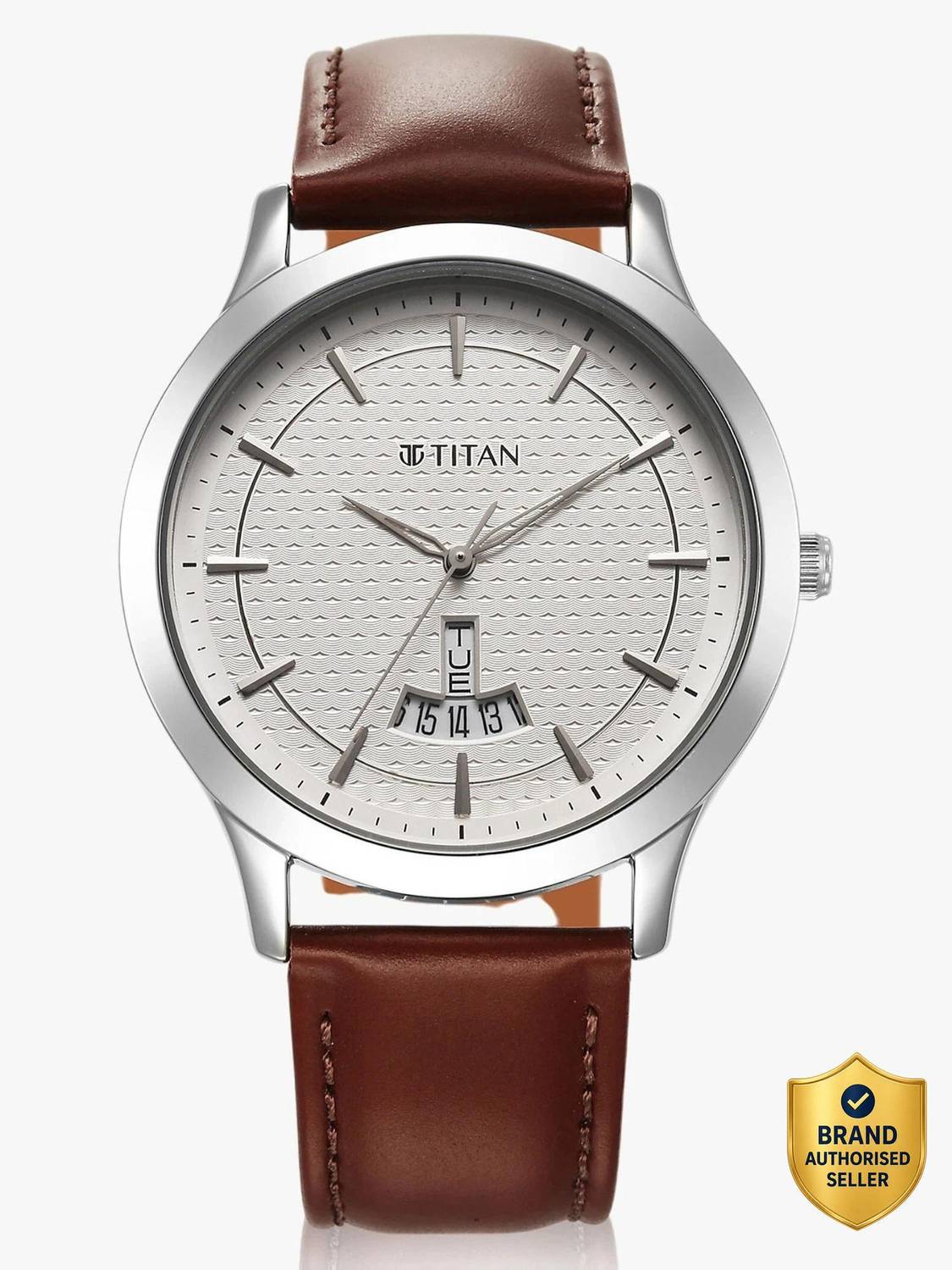 ラガルン様まとめ買い Titan Titan Karishma Radiance-2.0 Titan Karishma Silver Dial Brown