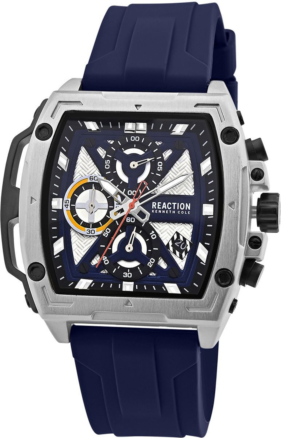 Image of Kenneth Cole Reaction Chronograph Blue Dial Watch For Men's -KRWGO0071201 Analog Watch - For Men