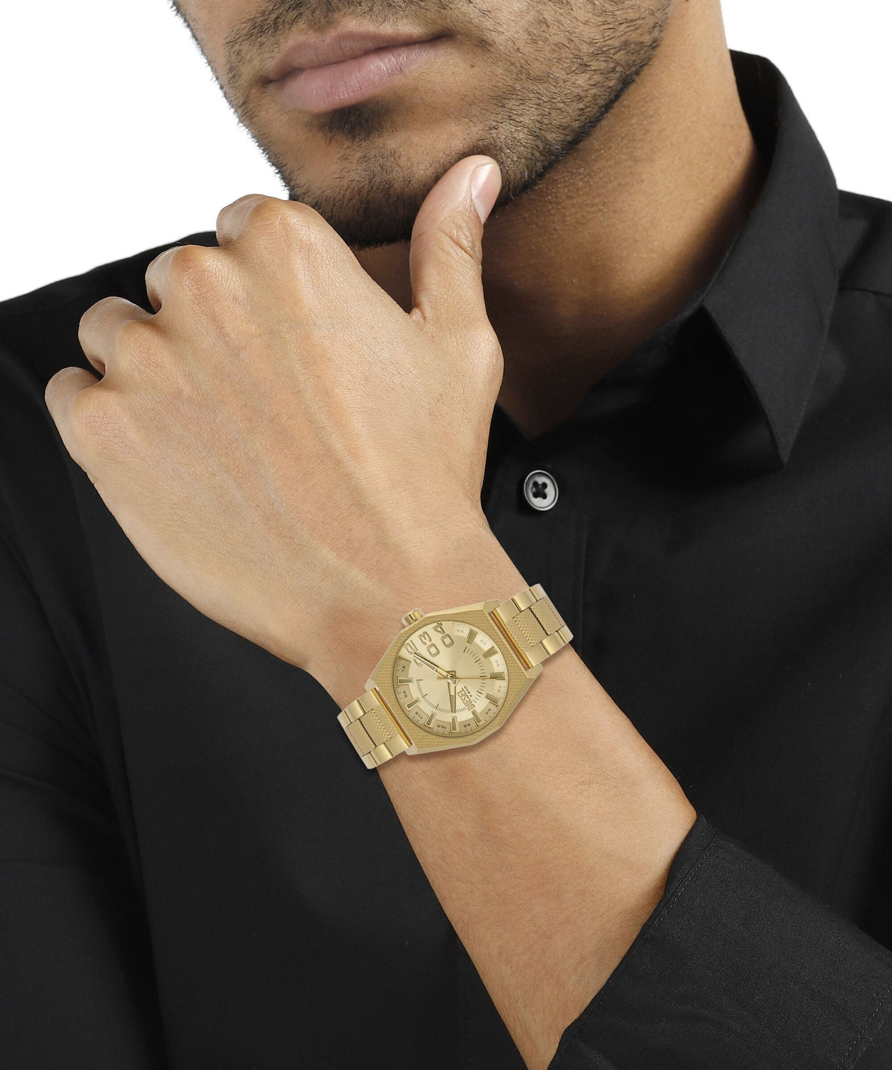 Image of DIESEL Scraper Scraper Analog Watch - For Men