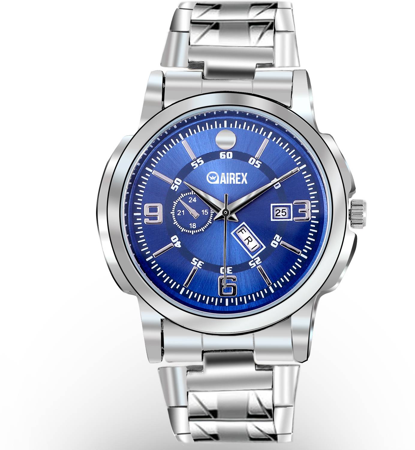 Airex Day & Date Blue Dial Steel Chain Analog Watch - For Men Air DD Chain 1 Analog Watch  - For Men
