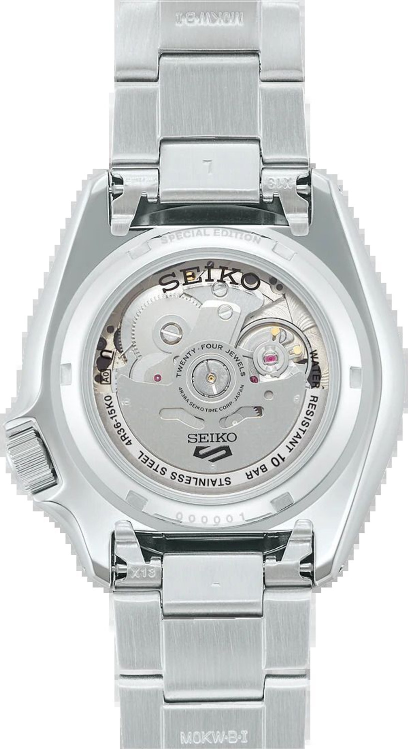 Image of Seiko Seiko Checker Flag Special Edition 5 Sports Automatic Watch for Men-SRPK65K1 Analog Watch - For Men