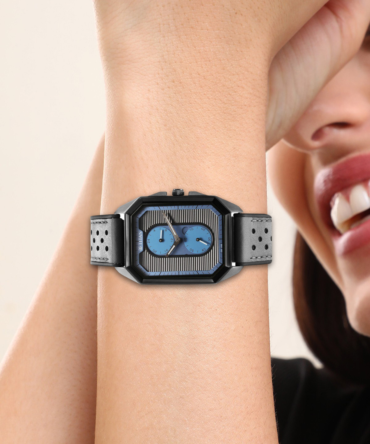 Image of Titan 1888KP01-DM848-IBD BOLT 1888KP01-DM848-IBD BOLT Analog Watch - For Men