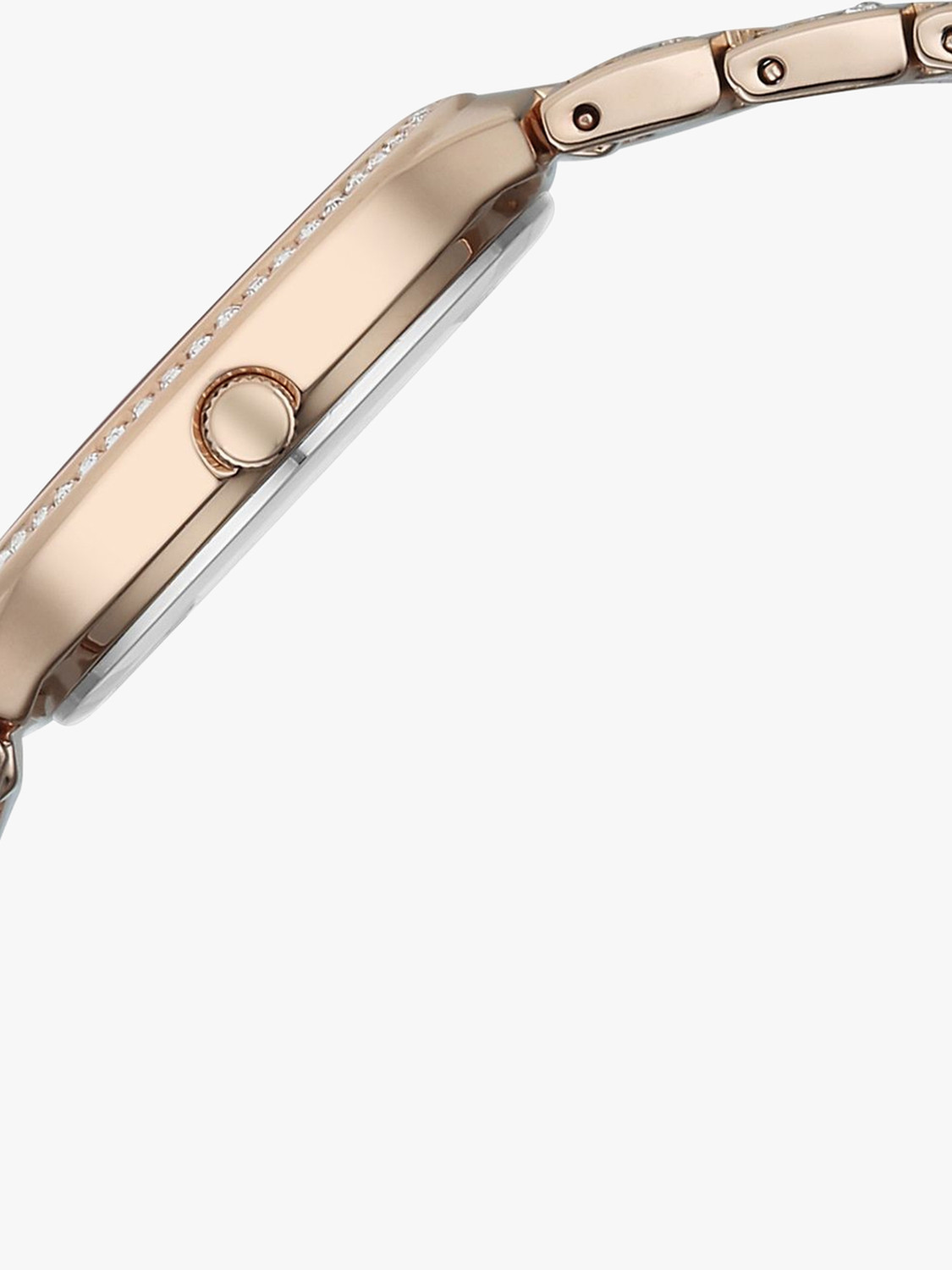 Image of Titan Raga Spotlight Titan Raga Spotlight Quartz Pink Dial Rose Gold Brass Strap Analog Watch - For Women