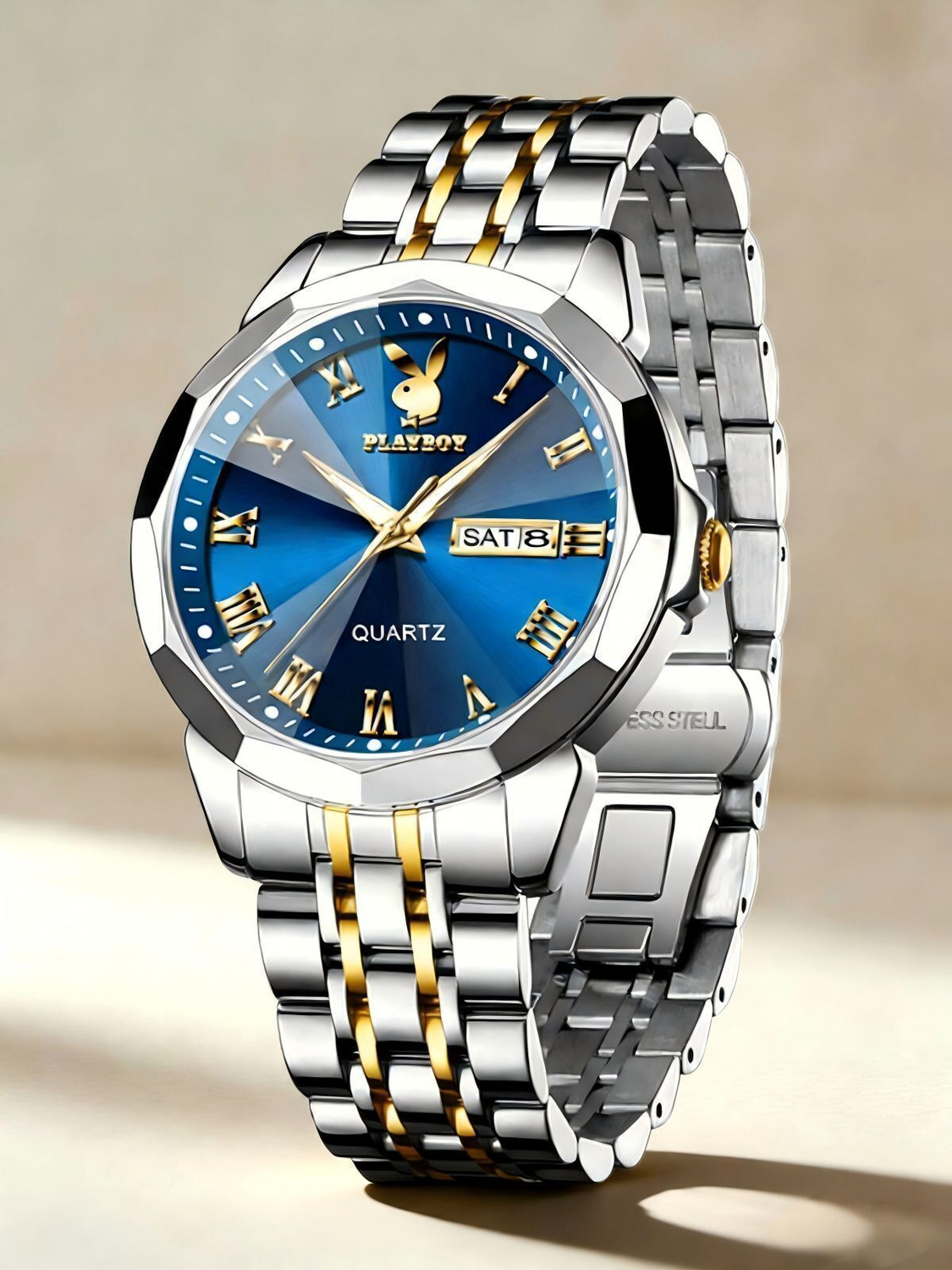 Image of PLAYBOY 3502 Luxury Business Casual Analog Watch - For Men
