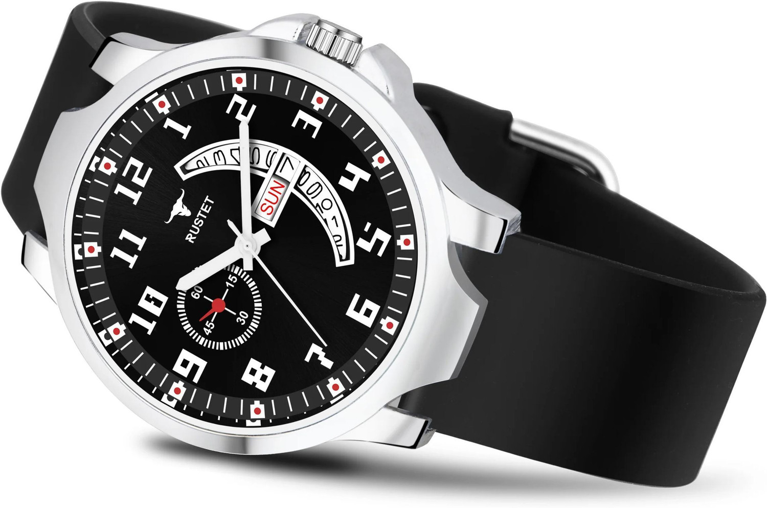 Image of RUSTET Classic 2.0 Day & Date Analog Watch - For Men