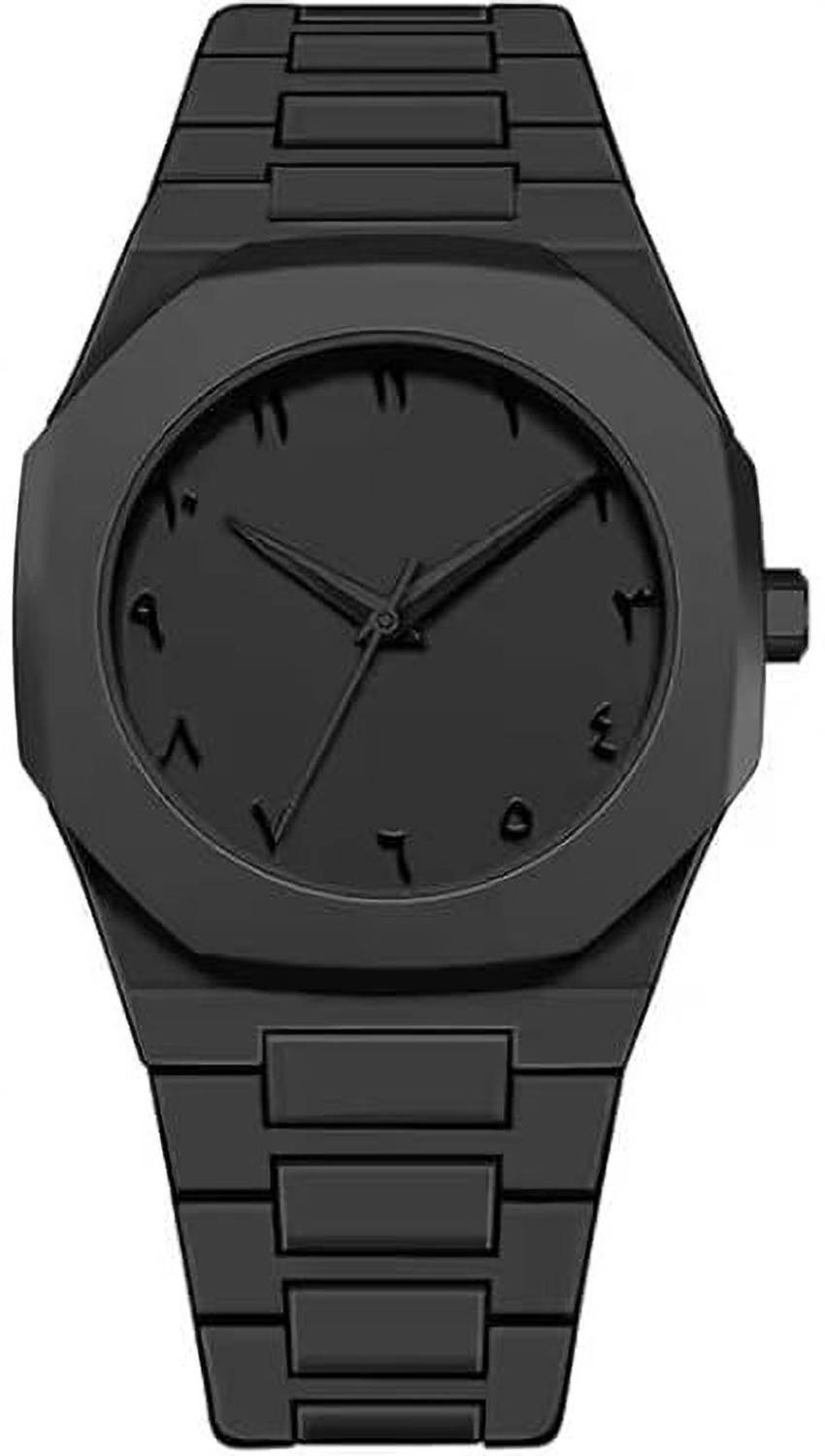 Takatak Arabic Black Aura Watch for Men - Image 1