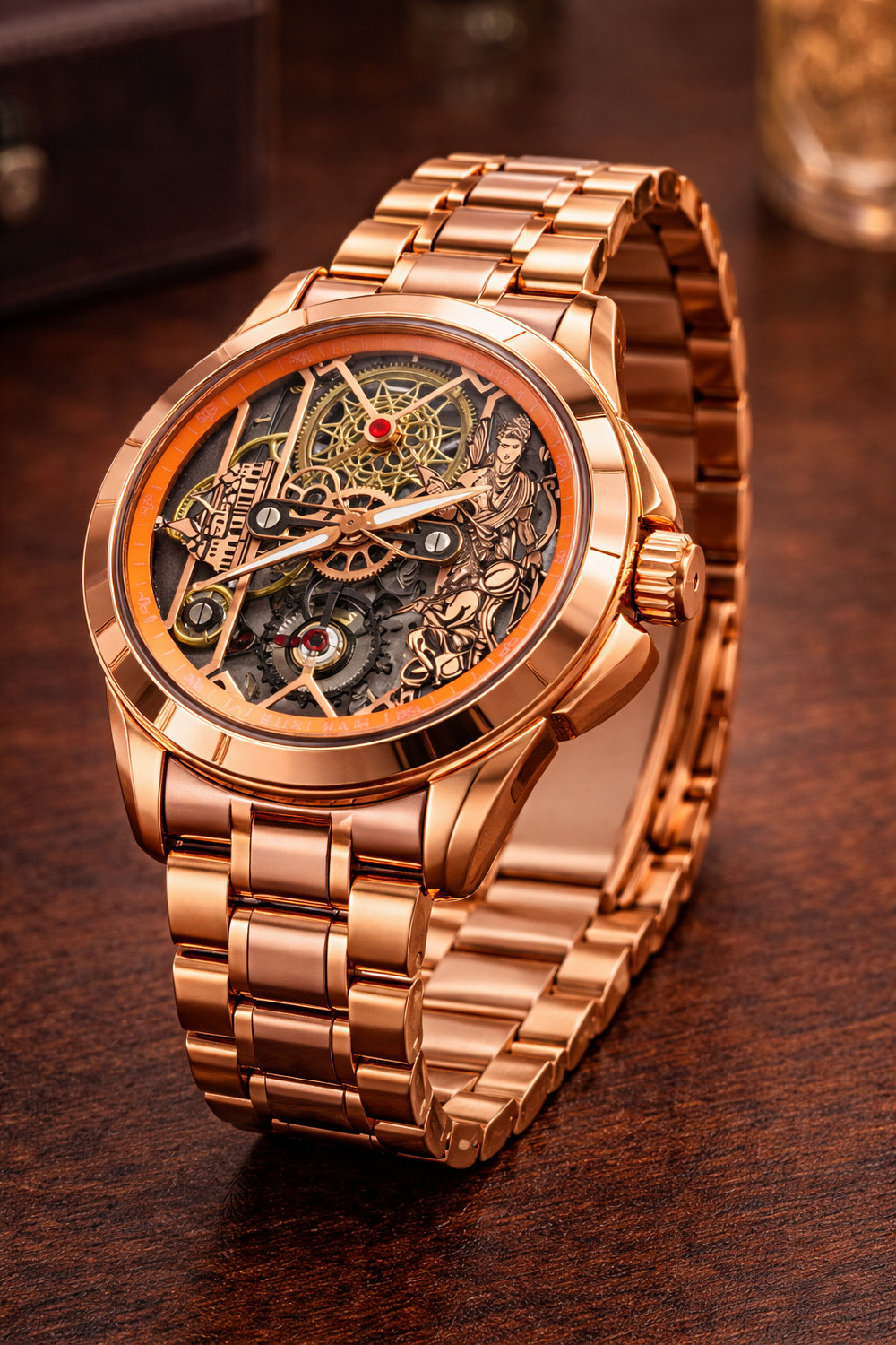 Image of YARA Trending For Men Jai Shree Ram Watch 45855 Analog Watch - For Men