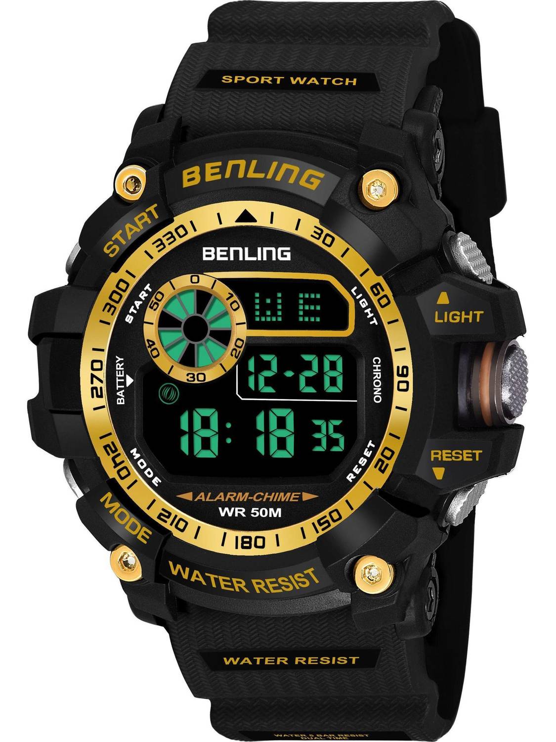 Benling Multifunctional Digital Watch for Men Stopwatch Calendar Alarm | Sports Formal Casual Wear Digital Watch - For Men