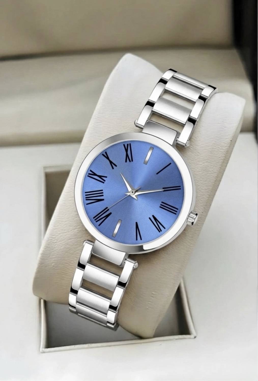 Blue Pearl Analog Watch - Women Blue - Image 1