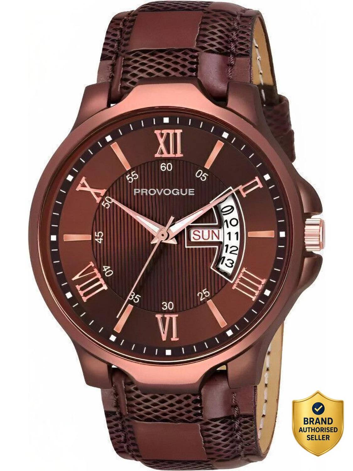 PROVOGUE Men's Analog Watch with Day and Date - Image 1
