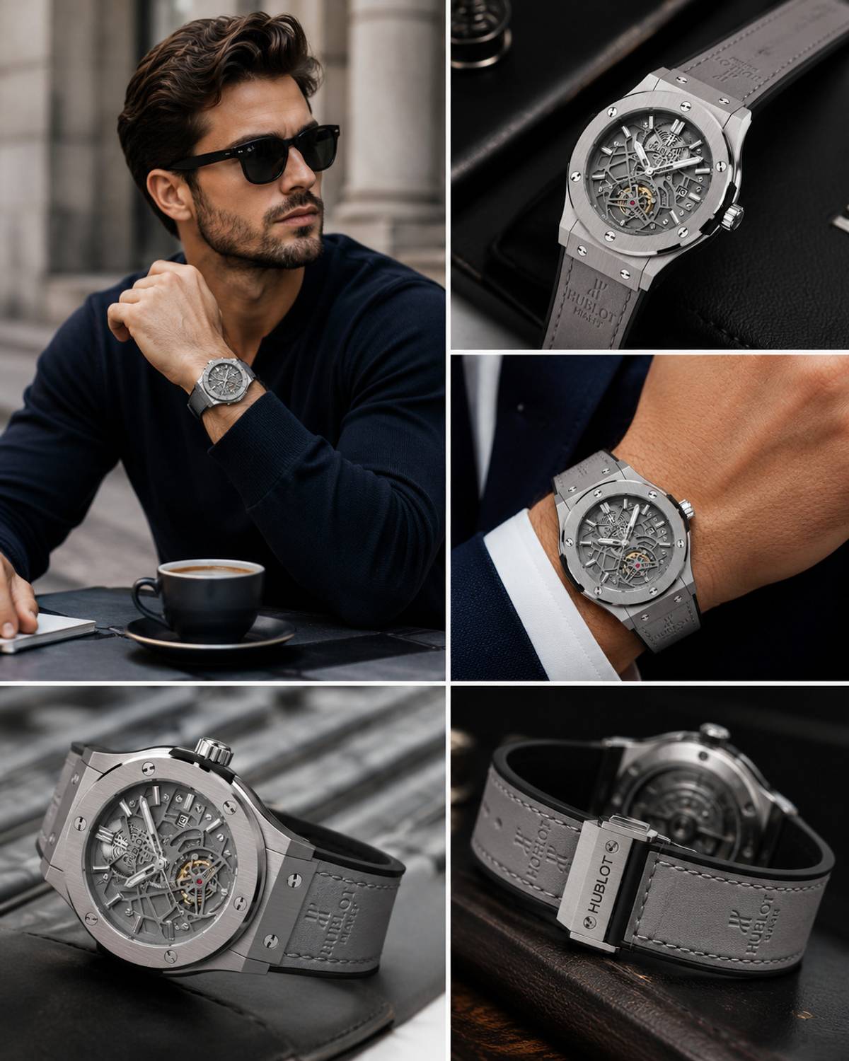 ThetimeTravels HBLT Spider Grey Analog Watch for Men - Image 2