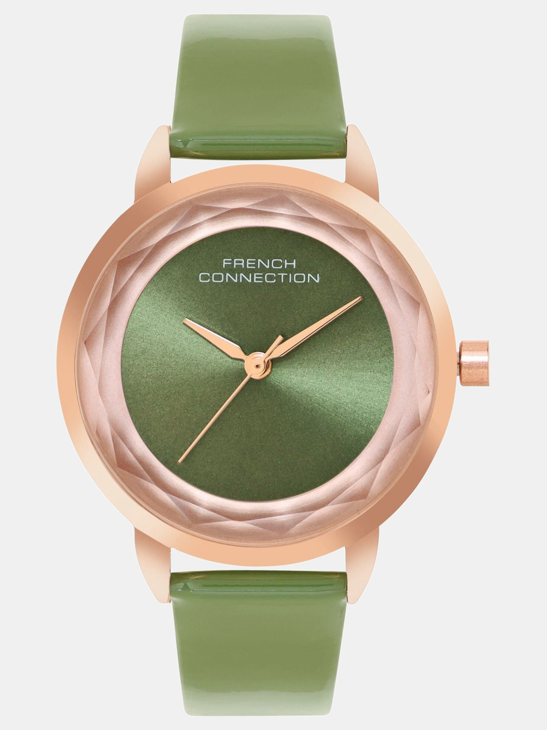 Image of French Connection Astral Astral Sunray Green Round Dial | Analog Watch for Women's | FCN077NL Analog Watch - For Women