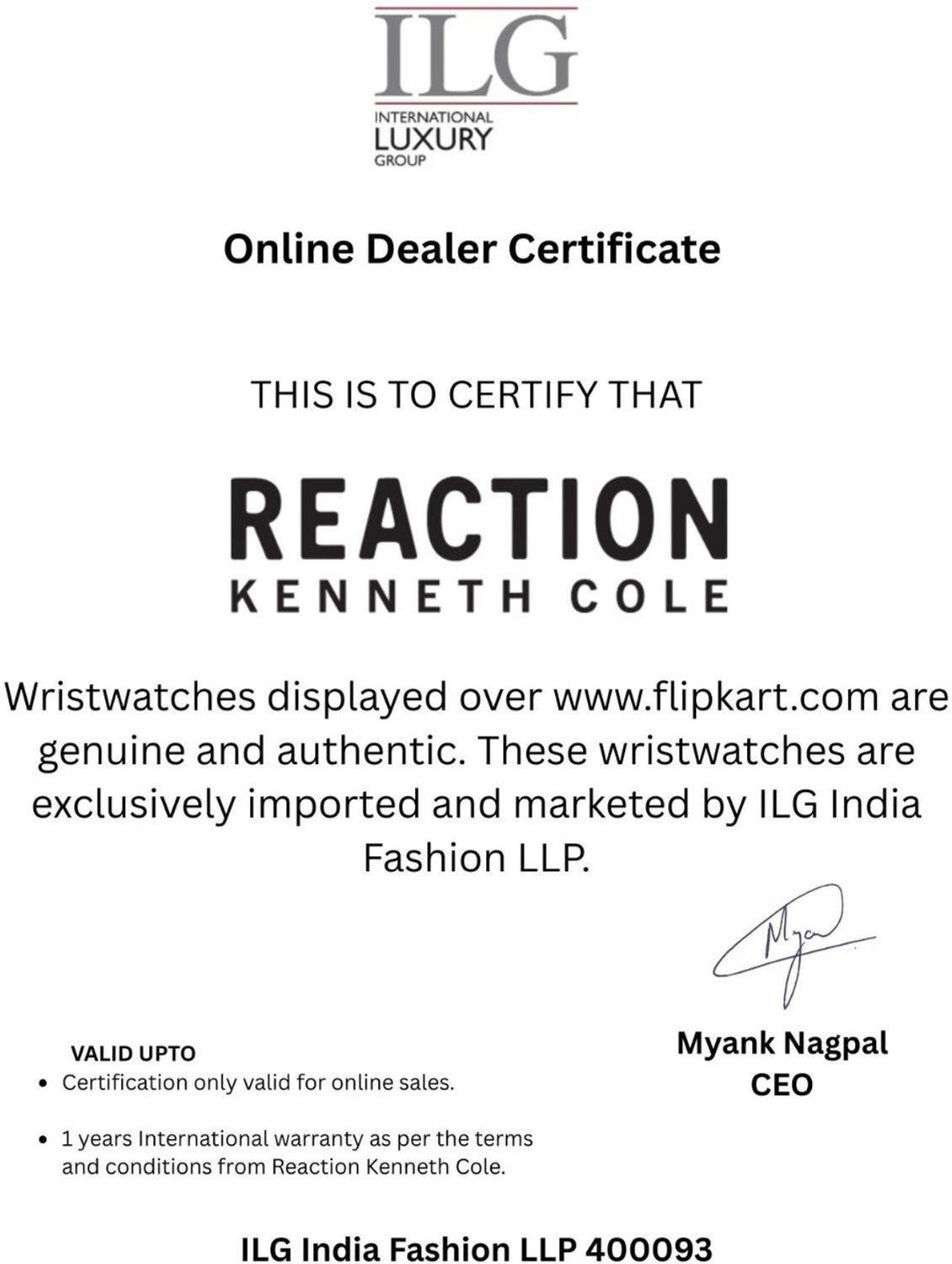 Image of Kenneth Cole Reaction Digi-Analog Black Textured Dial | Chronograph Watch for Men's | KRWGP2191704 Analog-Digital Watch - For Men