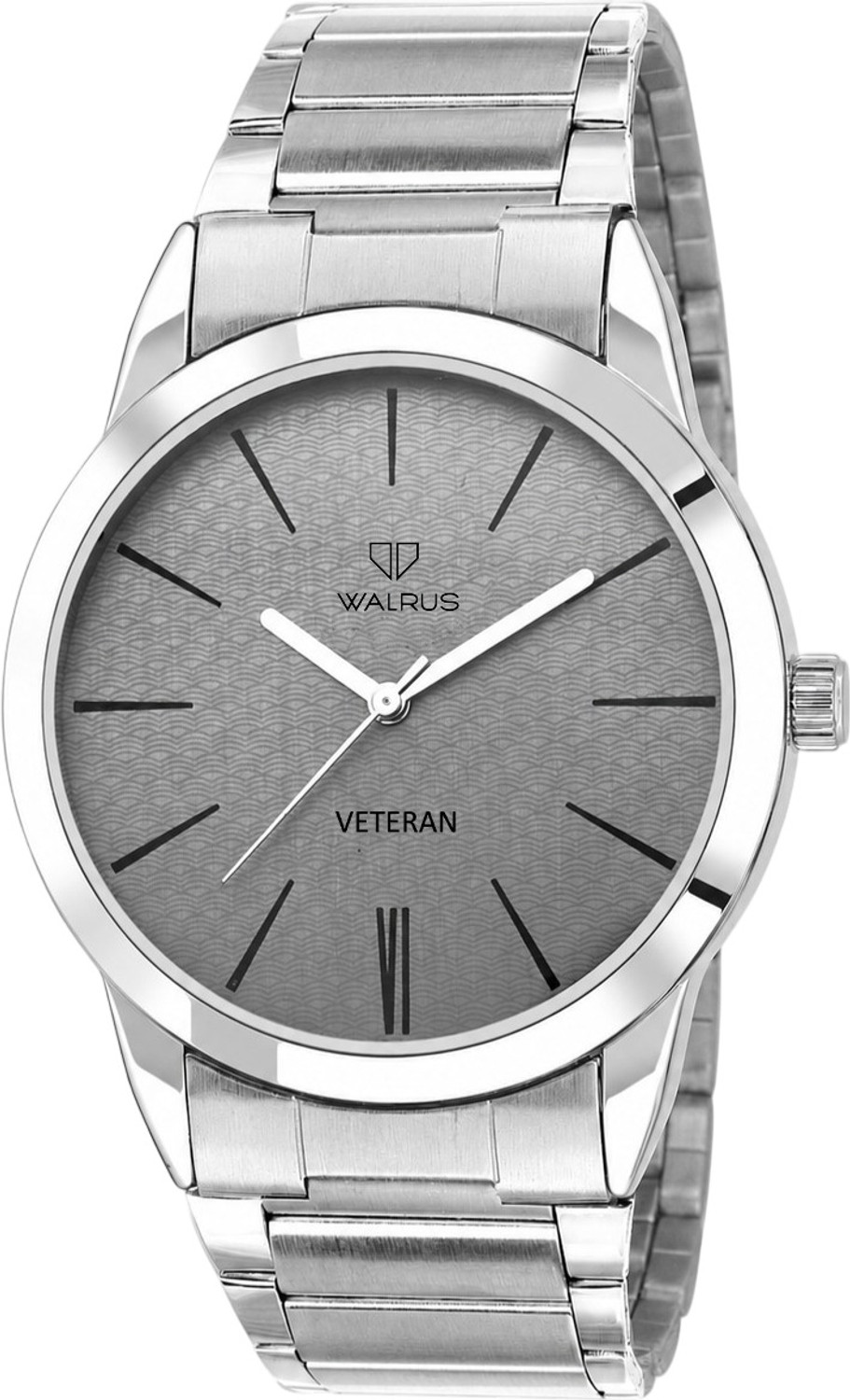 Image of Walrus Lo-Polo-103WASS Walrus Medium Size Grey Dial Adjustable Stainless Steel Strap Analog Watch - For Men & Women