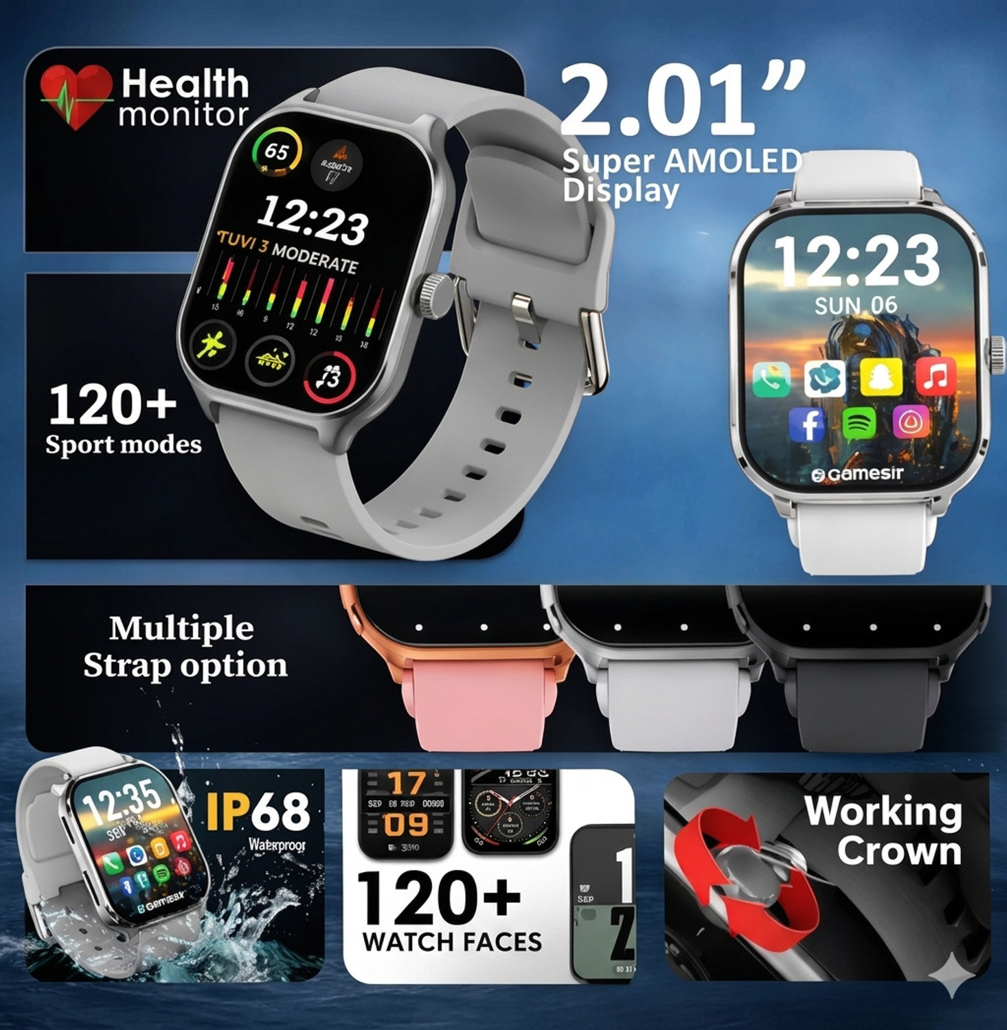 Image of ROXTO H9 PRO MAX SMART WATCH01 H9 PRO MAX Digital Watch - For Men & Women
