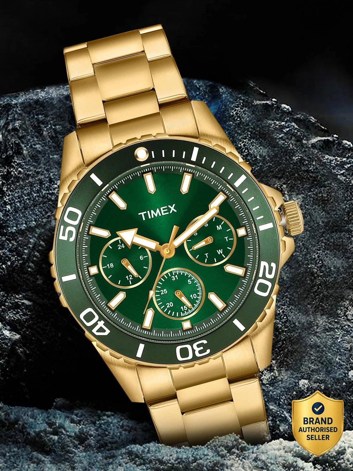 TIMEX Multi Function Green Dial Analog Watch - For Men - Buy TIMEX