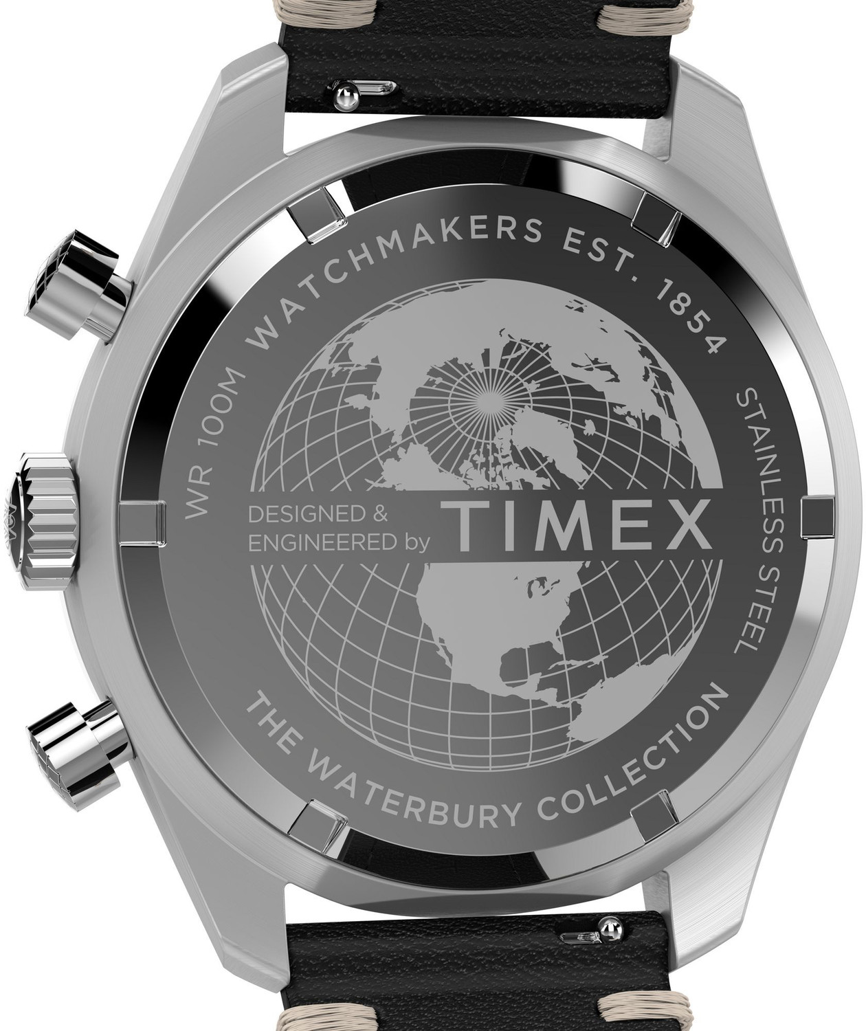 Image of TIMEX TW2Y18600IK Waterburry Round 41mm Blue Dial Analog Watch - For Men